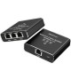 Rozdzielacz Splitter Ethernet mini SWITCH 1x3 RJ45 | 1000Mb/s |  USB-C | Aluminium 