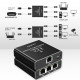Rozdzielacz Splitter Ethernet mini SWITCH 1x3 RJ45 | 1000Mb/s |  USB-C | Aluminium 