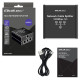 Rozdzielacz Splitter Ethernet mini SWITCH 1x3 RJ45 | 1000Mb/s |  USB-C | Aluminium 