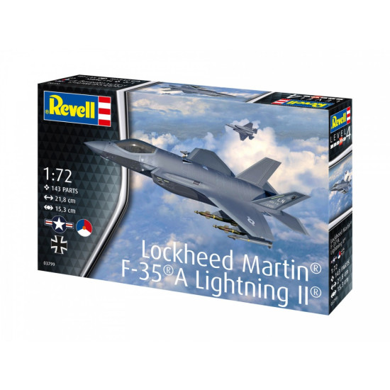 Model plastikowy Lockheed Martin F-35A Lightning II 1/72 