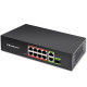 Przełącznik sieciowy SWITCH FAST Ethernet 8x RJ45 PoE 2x RJ45 Uplink 1x SFP | 120W | 1000Mb/s 