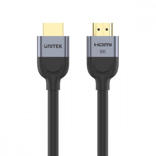 Kabel HDMI 2.1 8K 60Hz 2m; czarny; C11086GY01-2M 