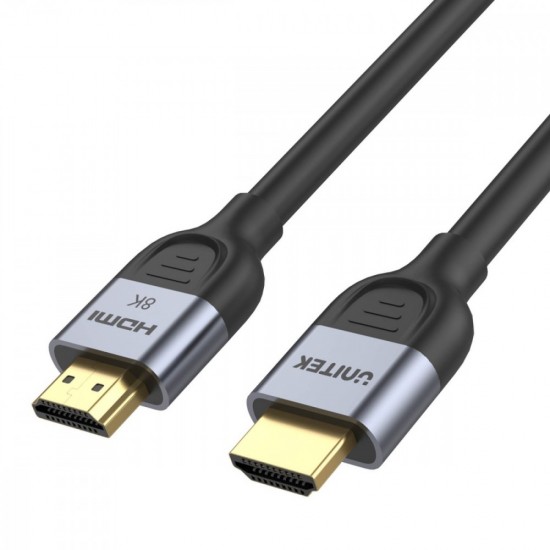 Kabel HDMI 2.1 8K 60Hz 2m; czarny; C11086GY01-2M 