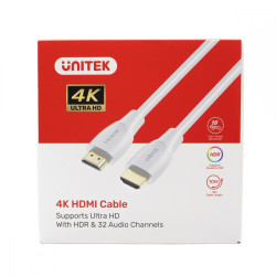 Kabel HDMI 2.0 4K 60Hz; 1m C11090AWH03-3M Biały
