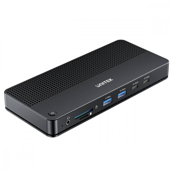 Stacja dokująca 13w1 USB-C, HDMI 2.1,DP 2.0,RJ45,10GBPs;D1104A01