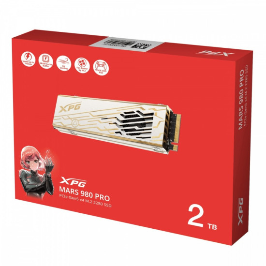 Dysk SSD XPG MARS 980 PRO 2TB PCIe 5x4 14/13 GB/s M2