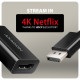 RVD-HI20N Adapter aktywny DisplayPort -> HDMI 1.4, 4K/60Hz, kabel 15cm