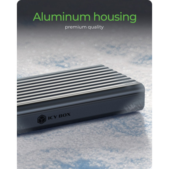 Obudowa IB-1917M-C32 NVMe USB 3.2 Gen 2x2,  20 Gbit/s 