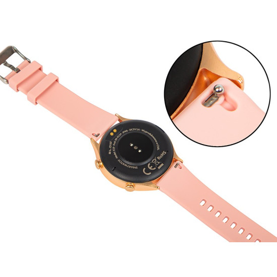 Smartwatch X19 Bluetooth różowy