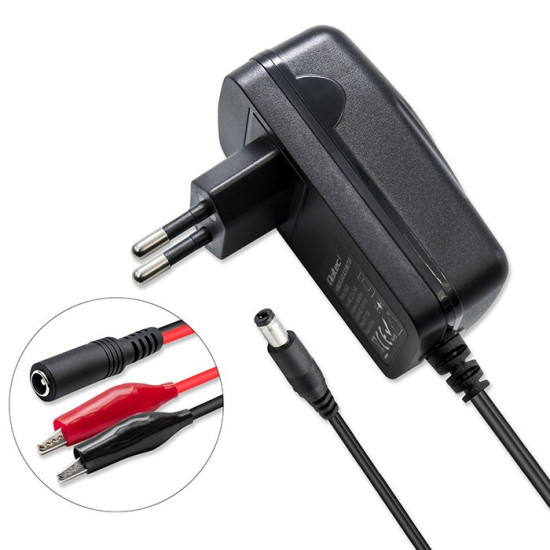 Automatyczna ładowarka do akumulatora AGM GEL STD 12V | 1.5A |  Prostownik z sygnalizatorem LED 