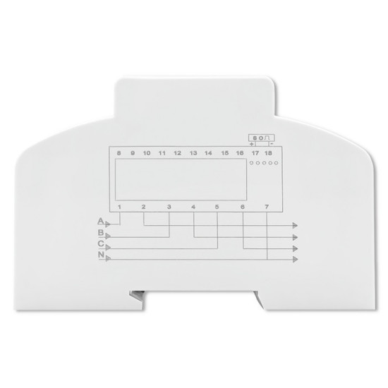 Trójfazowy dwukierunkowy elektroniczny licznik | miernik zużycia energii na szynę DIN | 400V | 100A | LCD | 4P 