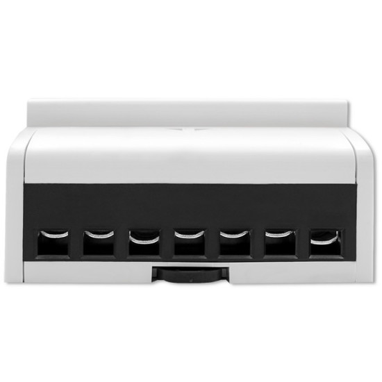 Trójfazowy dwukierunkowy elektroniczny licznik | miernik zużycia energii na szynę DIN | 400V | 100A | LCD | 4P 