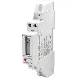 Jednofazowy elektroniczny licznik | miernik zużycia energii na  szynę DIN | 230V | 30A | LCD | 1P 