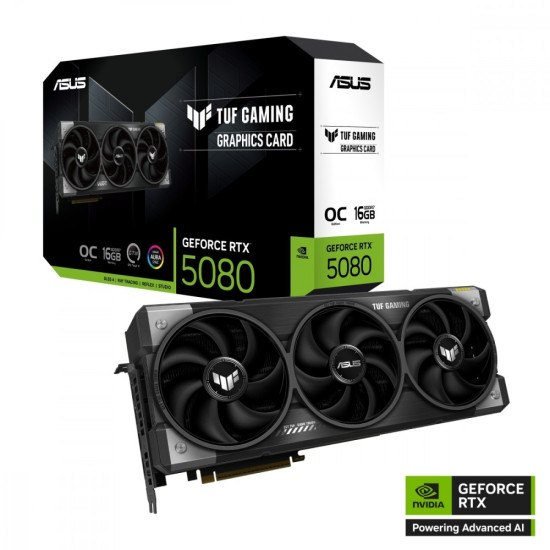 Karta graficzna GeForce RTX 5080 TUF GAMING OC 16GB GDDR7 256bit DP/HDMI