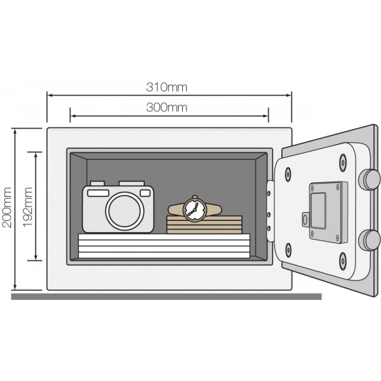 Sejf podstawowy YSV kompaktowy 