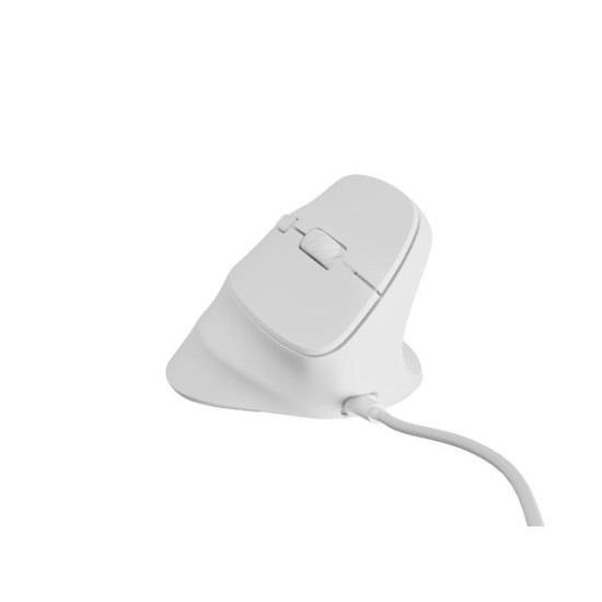 Mysz wertykalna NATEC CRAKE 2 PRO 128000DPI optyczna biała 