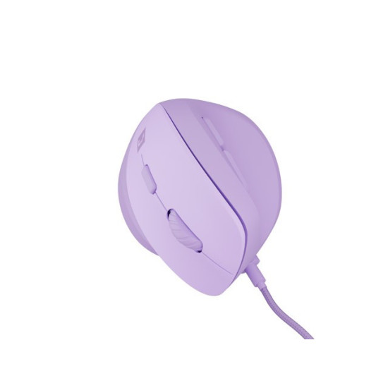 Mysz wertykalna NATEC CRAKE 2 PRO 128000DPI optyczna lawendowa 