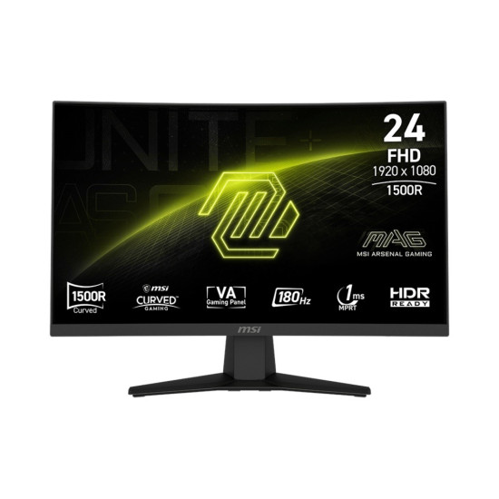 Monitor gamingowy MAG 244C 23,6 cala/LED/FHD/Curv/180Hz/Black 