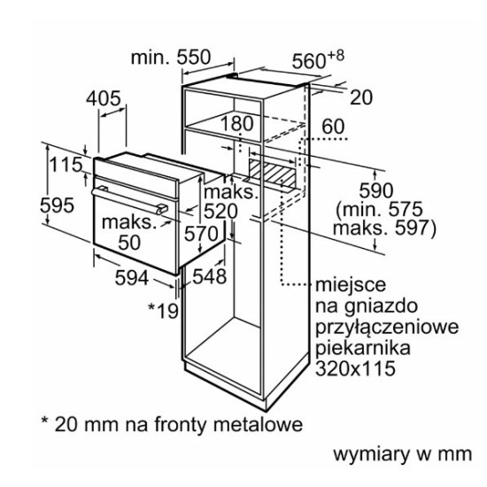 Piekarnik Serie 2 HBF114ES0
