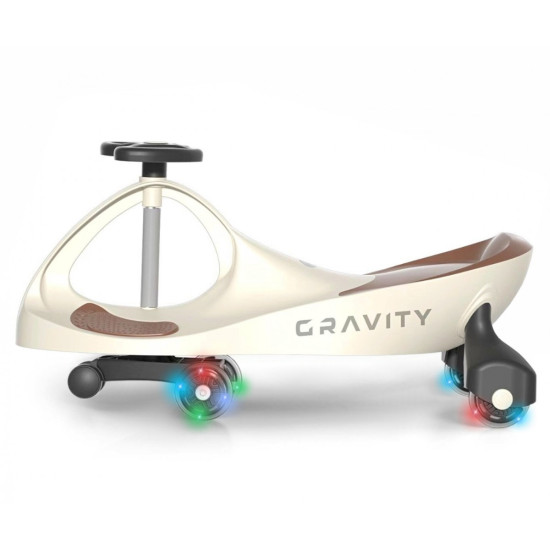 Jeździk Grawitacyjny Gravity beżowo-brązowy