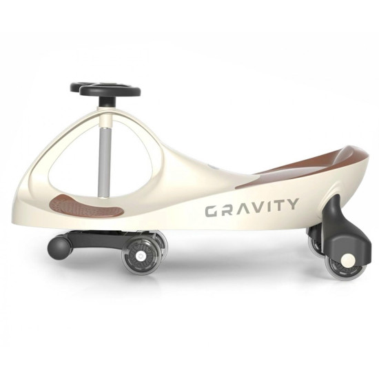 Jeździk Grawitacyjny Gravity beżowo-brązowy