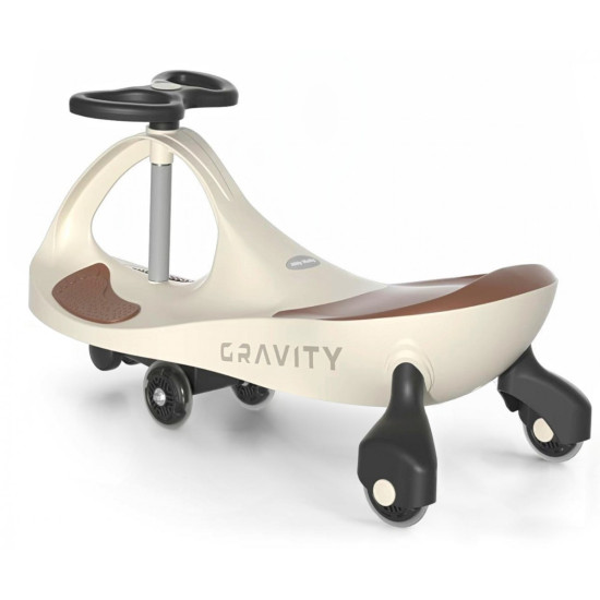 Jeździk Grawitacyjny Gravity beżowo-brązowy