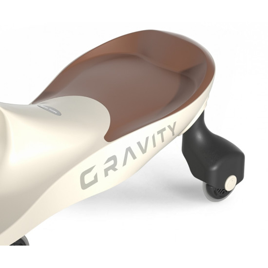 Jeździk Grawitacyjny Gravity beżowo-brązowy