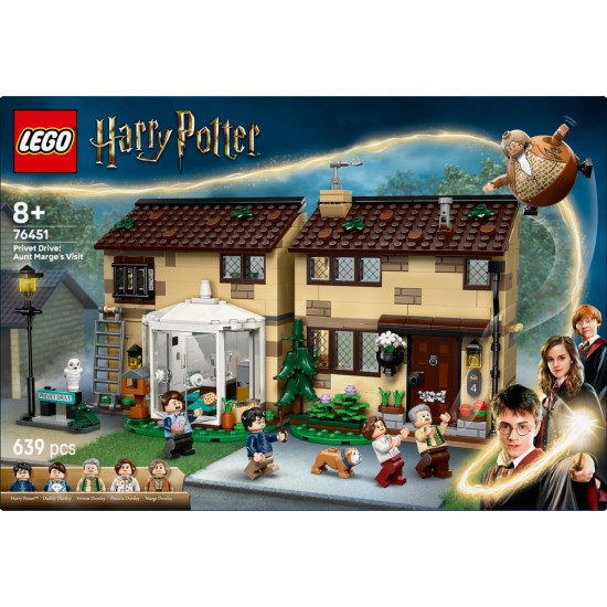Klocki Harry Potter 76451 Privet Drive: Wizyta ciotki Marge 