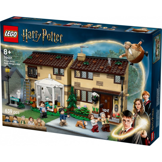 Klocki Harry Potter 76451 Privet Drive: Wizyta ciotki Marge 