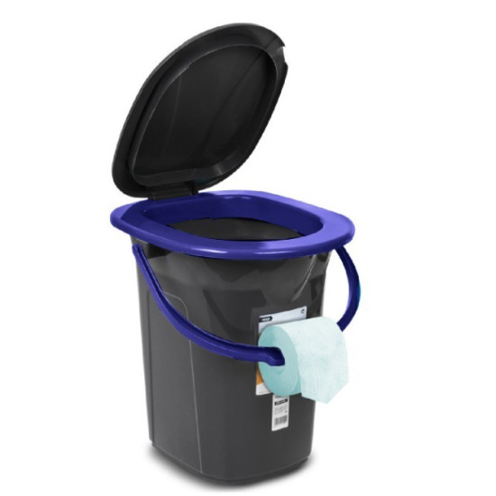 Toaleta turystyczna GB320BB czarno-granatowa