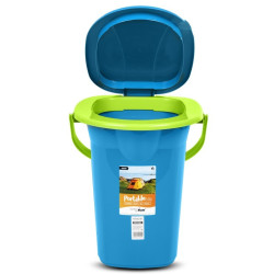 Toaleta turystyczna GB320BL morski-limonka