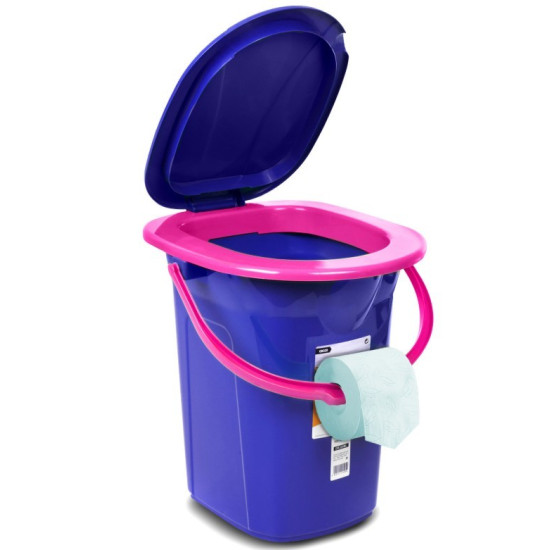 Toaleta turystyczna GB320BR granatowo-różowa