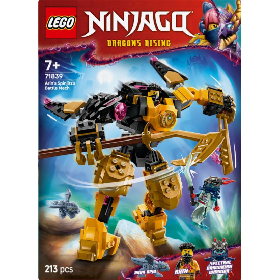 Klocki Ninjago 71839 Mech bojowy Spinjitzu Arina 