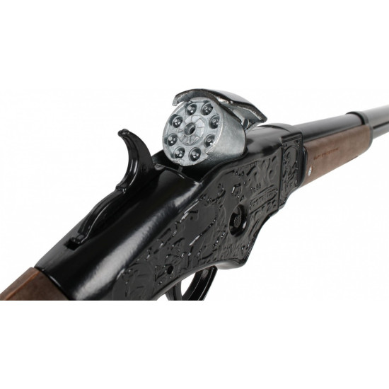 Strzelba metalowa kowbojska 8 naboi Gonher