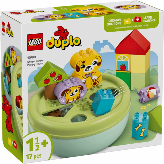 Klocki DUPLO 10441 Sorter kształtów: dom szczeniaczków 