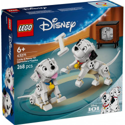 Klocki Disney 43271 101 dalmatyńczyków - Szczeniaczki Szczęściarz i Penny 