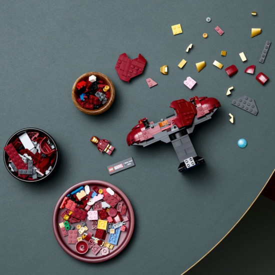 Klocki Super Heroes 76327 Popiersie Iron Mana MK4 