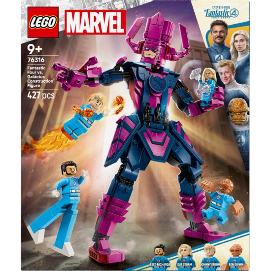 Klocki Super Heroes 76316 Figurka Fantastycznej Czwórki kontra Galactus 