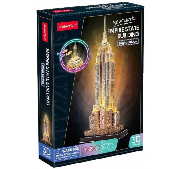 Puzzle 3D 37 elementów Empire State Building
