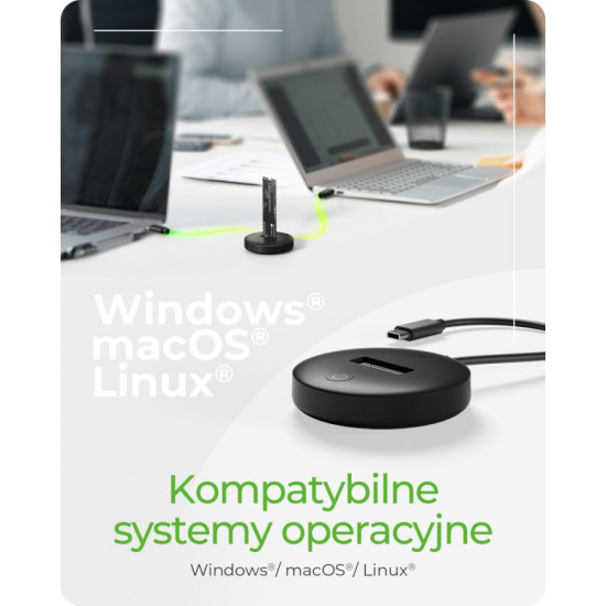 Stacja dokująca dla NVMe+SATA SSD IB-1610MCD-C31