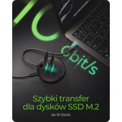 Stacja klonująca+dockująca dla 2xNVMe M.2SSD IB-1612MCL-C31 