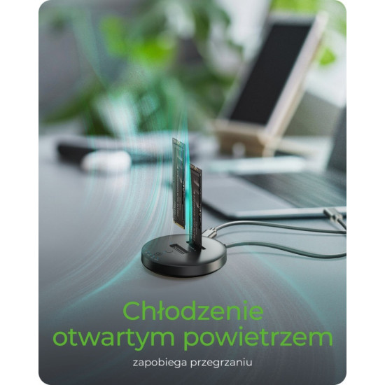 Stacja klonująca+dockująca dla 2xNVMe M.2SSD IB-1612MCL-C31 