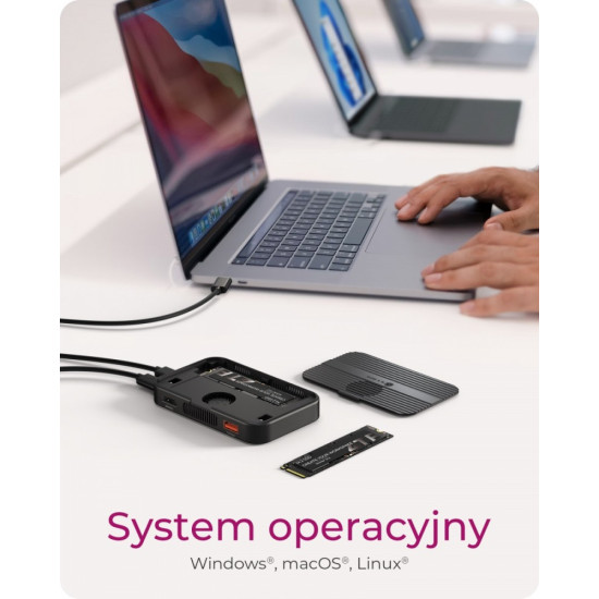 Slot na NVMe+SATA IB-DK4071M-CU31 7w1