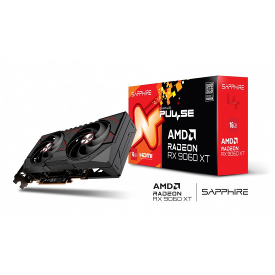 Karta graficzna Radeon RX 9060 XT PULSE 16GB GDDR6 128bit DP/2HDMI