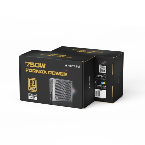 Zasilacz komputerowy Fornax Power 750W 80+Bronze aktywny PFC 120mm wentylator