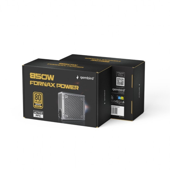 Zasilacz komputerowy Fornax Power 850W 80+Bronze aktywny PFC 120mm wentylator
