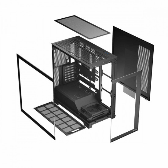 Obudowa PC STELLAR NF ARGB 10 Czarna bez wetylatorów 