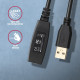 ADR-207 USB 2.0 A-M -> A-F aktywny kabel przedłużacz/wzmacniacz 7.5m