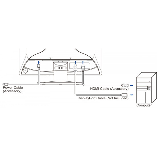 Monitor 19 cali E1980S-B1 HDMI DP 250cd 3ms 