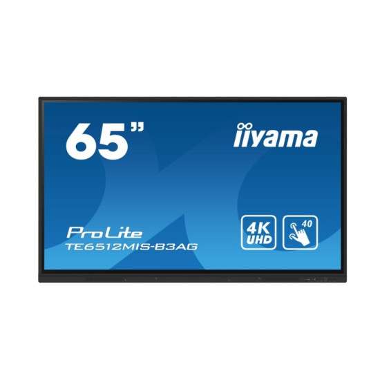 Monitor 65 cali TE6512MIS-B4AG  40pkt,IPS,4K,24/7,7H, ANDROID 14, RK3576, 8/128GB, EDLA, Essential 